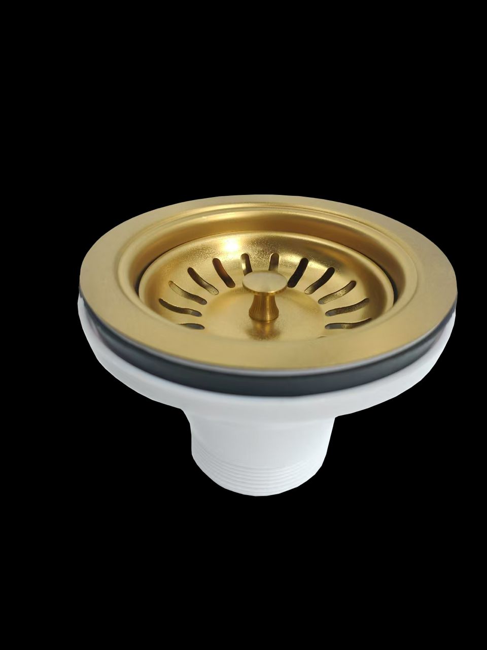Gold) 770x450x230mm Gold PVD 1.2mm Handmade Top/Undermount Double Bowls Kitchen Sink