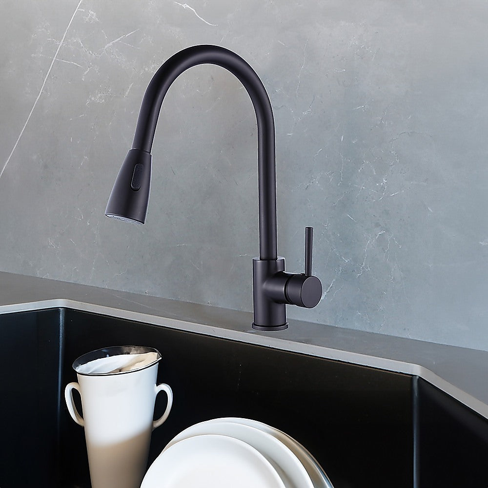 Basin Mixer Pull-Down Tap Faucet -Kitchen Laundry Bathroom Sink